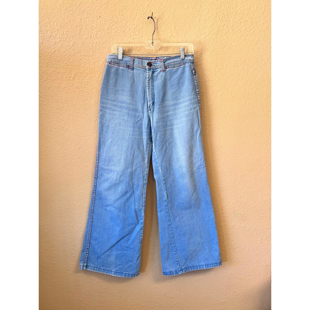 Y2K wide leg high rise denim